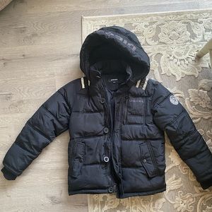 Boys Diesel Winter Coat with Hood - Size 10/12